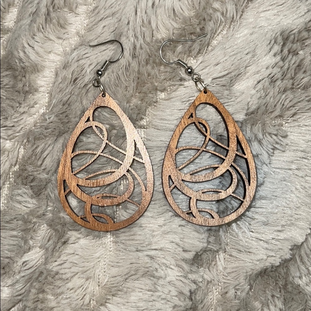 Plunder Wood Earrings